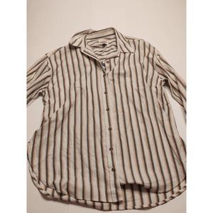 Small Women's Long Sleeve Oversized Button-Down Shirt